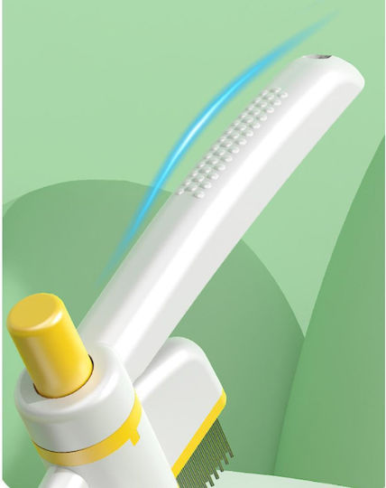 Self-Cleaning Pet Comb Pink 18x9cm 18x9cm
