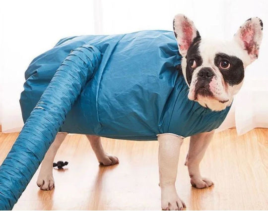 Animal Tragbarer Hundetrockner Blau mit Dachfirst 135cm