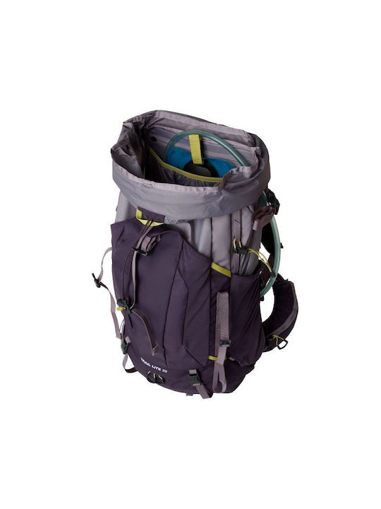 The North Face Trail Lite 50 Ορειβατικό Σακίδιο 54lt Αδιάβροχο Γκρι Trekking