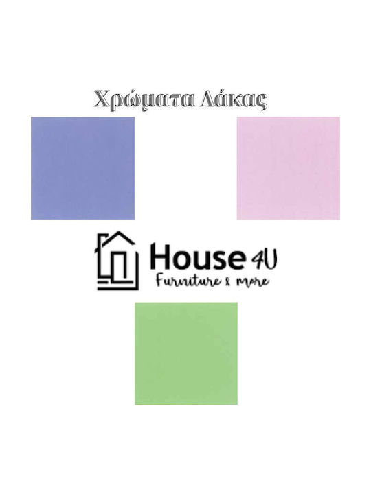 Παιδικό Κρεβάτι Κουκέτα Μονό Πράσινο για Στρώμα 90x200cm