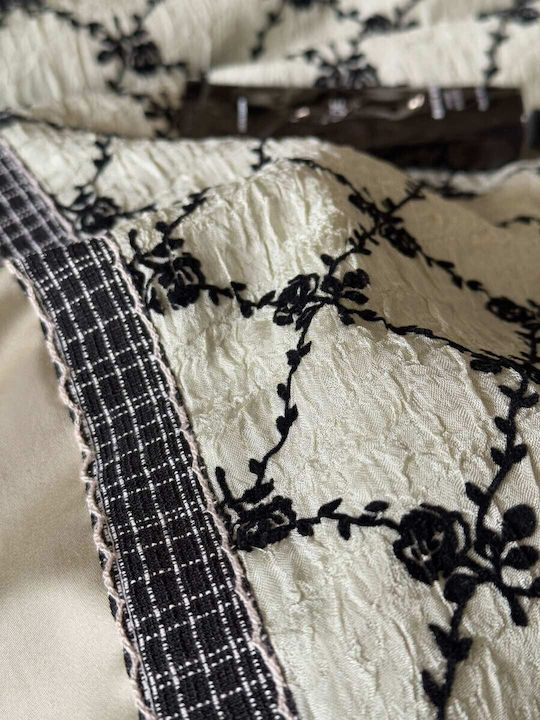 4 Seasons Collection Duvet Cover Set 220x240cm with 2 Pillowcases and 1 Bed Sheet Olive