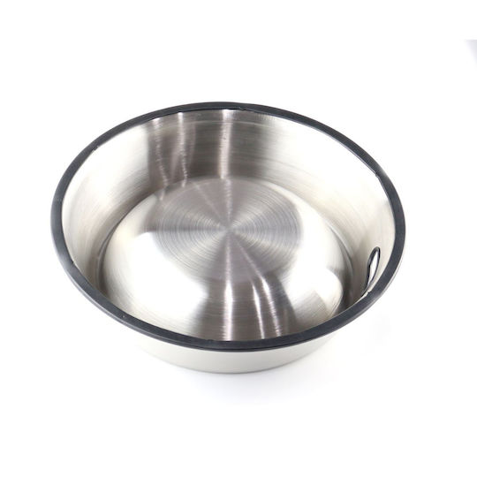 Animal Stainless Steel Bowl Food for Dog & Cat 900ml in Silver Color