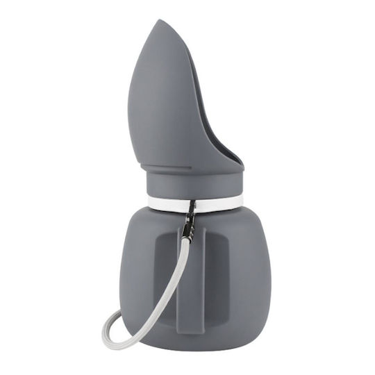 Haustier Flasche aus Silikon Futter & Wasser für Hund & Katze 800ml in Grau Farbe
