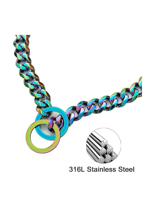 Animal Dog Choker Chain in Silver color 51cm