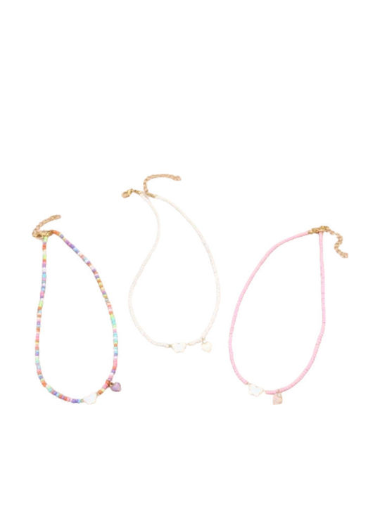 Choker Mit Schmetterling-Design Aus Rosa Vergoldetem Stahl Rosa