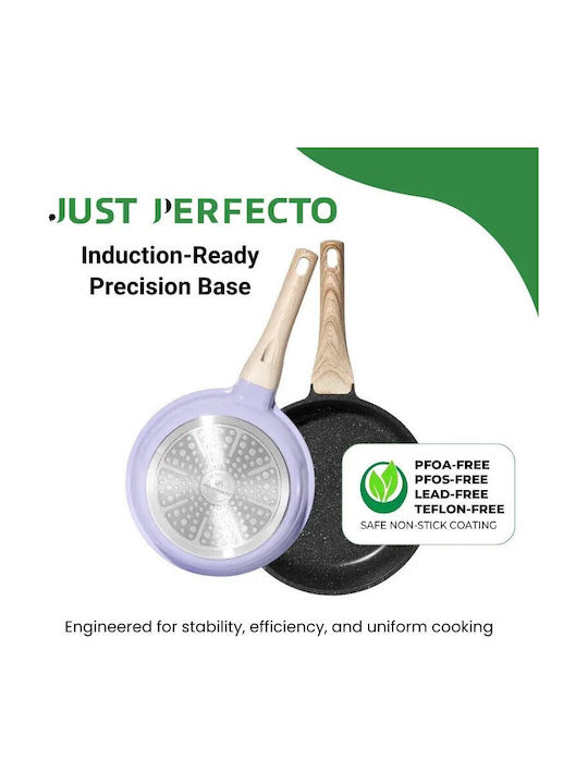 Just Perfecto Just Perfecto Σετ Kochgeschirr-Set mit Stein Innenbeschichtung 13 Teile