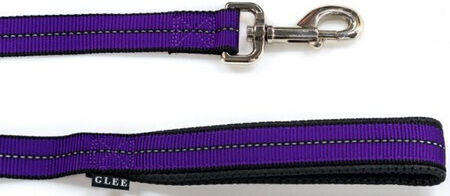 Glee Hundeleine/Führleine Riemen Einzeln in Lila Farbe 1.22m x 2cm