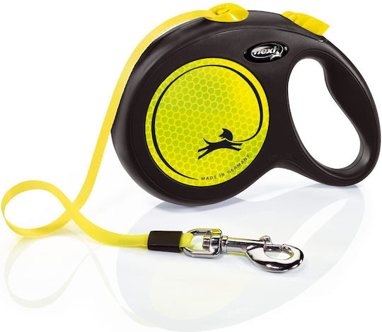 Flexi Foldable Dog Leash/Lead Strap in Black color