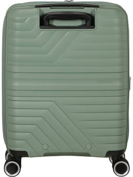 American Tourister Spinner Cabin Hard Suitcase True Red with 4 Wheels Height 55cm 155265-1128