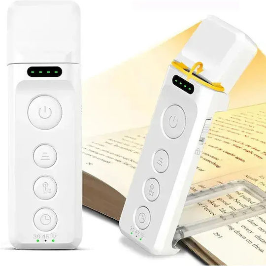 Buchlampen LED mit Klemme Weiß