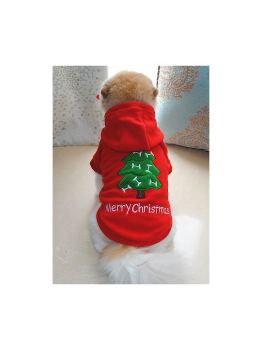 Animal Fleece Hundeshirt in Rot Farbe 28.3cm.