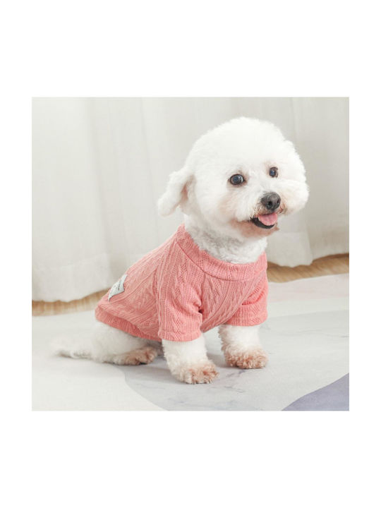 Animal Pulover Tricotat Pentru Câine În Culoare Roz