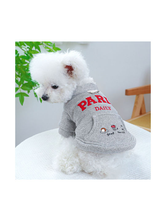 Animal Sweatshirt Hund in Gray Farbe