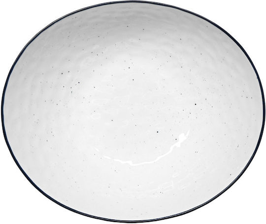 Estia Pebbles Σαλατιέρα Λευκή 20x20cm
