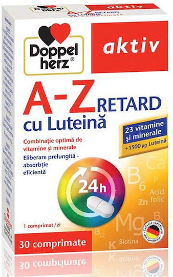 Doppelherz A-z Depot Cu Luteină Supliment Alimentar Special 30 Comprimate
