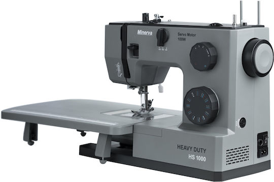 Minerva Професионална Шевна Машина Hs1000 Сива