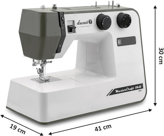 Lucznik Konventionelle Nähmaschine Master Craft 100.60 Weiße