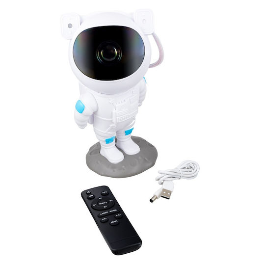 Levenhuk Led Παιδικό Φωτιστικό Projector με Προβολή Αστεριών Λευκό