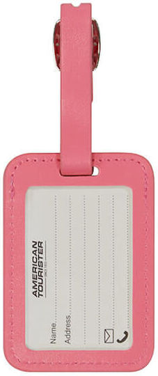 American Tourister Luggage Label Pink 2 Pieces