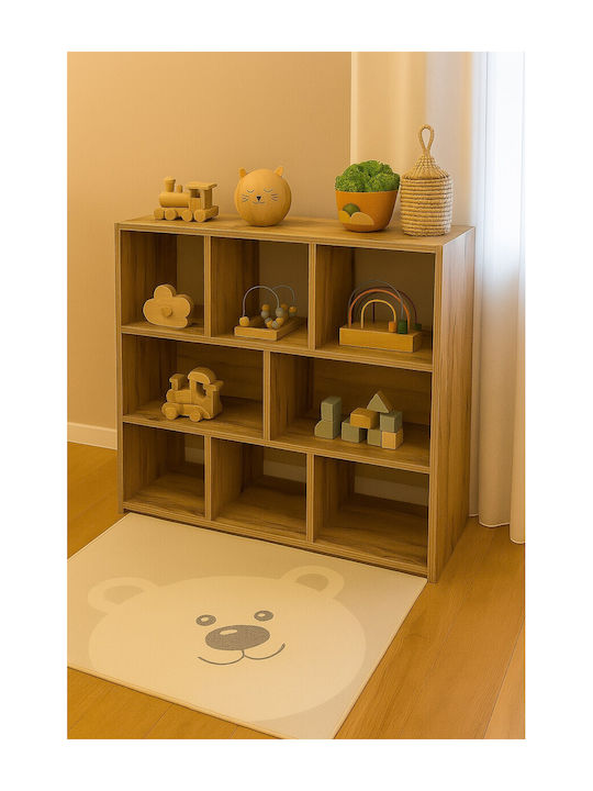 Βιβλιοθήκη Mini Brown 86x28x94.5εκ.