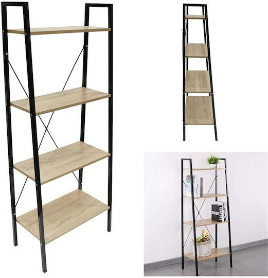 Brown Bookcase 60x32.5x148cm