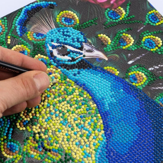 Diamantiny Level Up Decorative Colorful Pebbles Peacock Board 96578