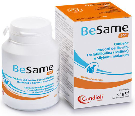 Candioli BeSame 200 Multivitamins for Dogs and Cats in Tablets 30 tabs for General Health
