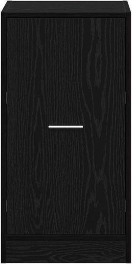 Bodenstehender Wohnzimmerschrank aus Spanplatte in Schwarzer Eiche 40x41x77,5 cm