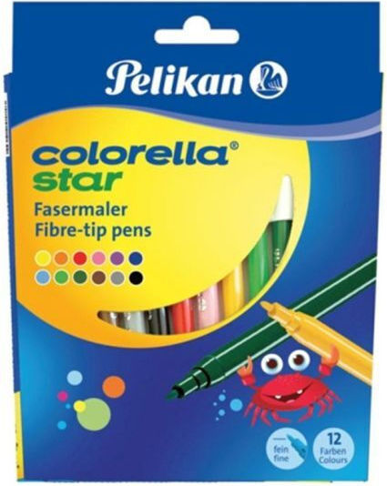 Pelikan Colorado Pen Drawing Markers 3mm Thin Set 12pcs