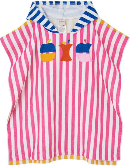 Boboli 343190-9811 Fuchsia Kid's Beach Poncho Cotton