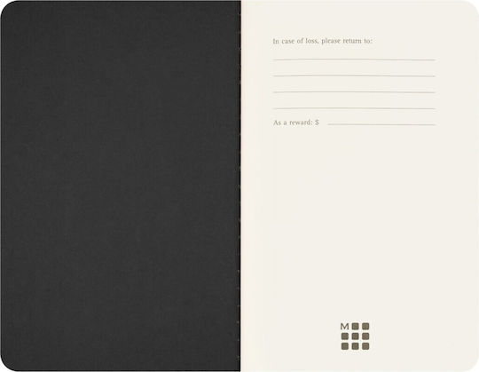 Moleskine Σετ 4 Σημειωματάρια με Λευκές Σελίδες με Στυλοθήκη BLACKPINK