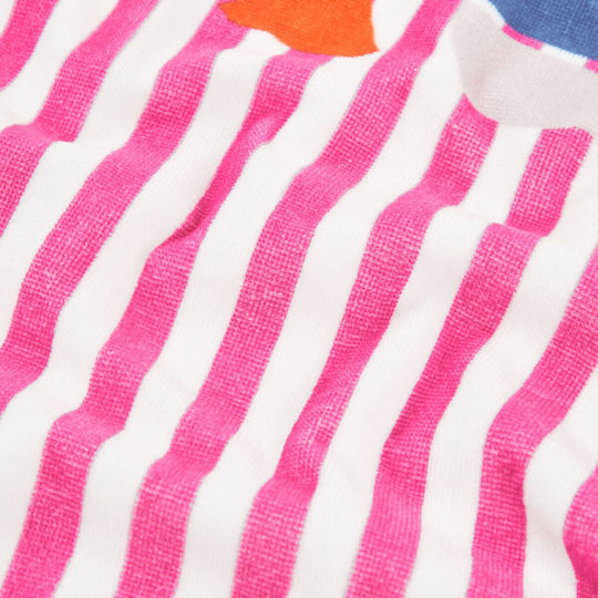 Boboli 343190-9811 Fuchsia Kid's Beach Poncho Cotton