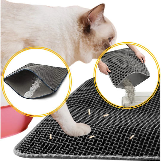 Animal Gray Mat Cat Toilet 45x60cm 1pcs Traps the Sand 45x60cm