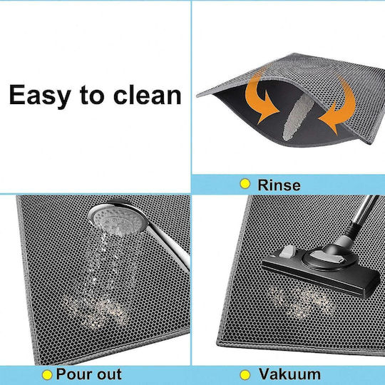 Animal Gray Mat Cat Toilet 45x60cm 1pcs Traps the Sand 45x60cm