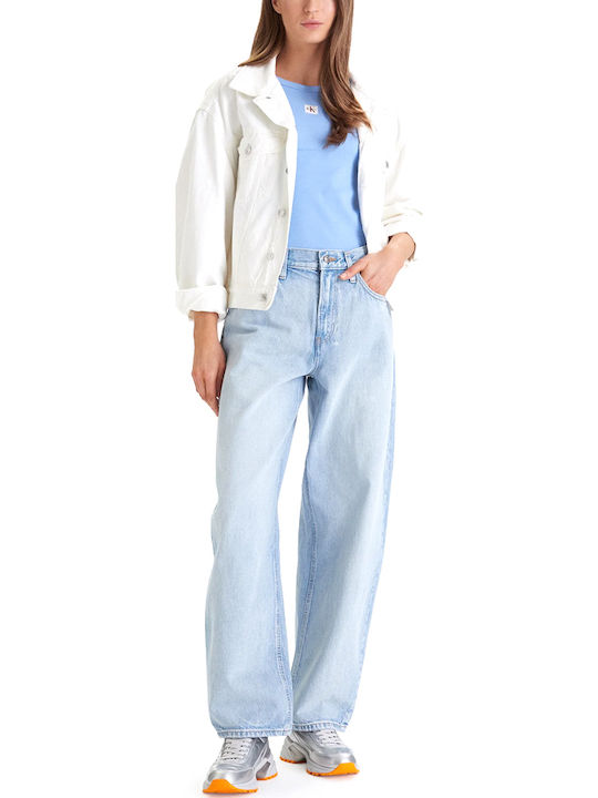 Damen Sport Top Ärmellos Hellblau