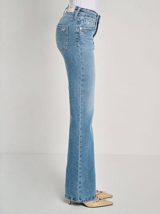 Γυναικείο Jean Παντελόνι Καμπάνα σε Bootcut Εφαρμογή