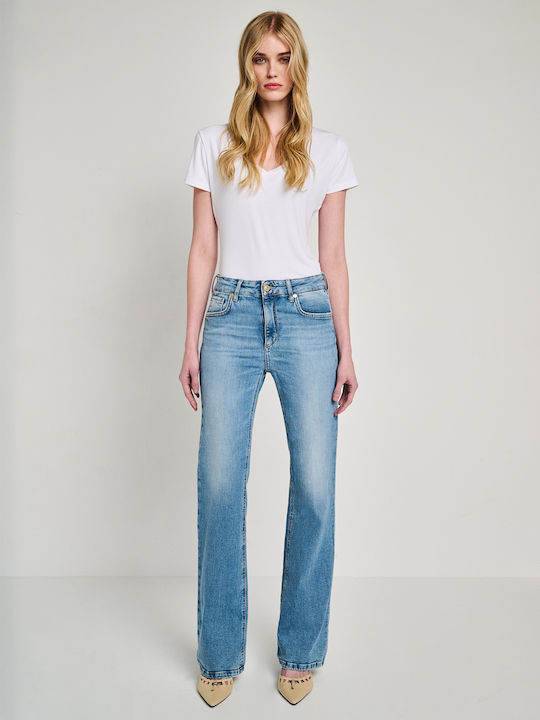 Γυναικείο Jean Παντελόνι Καμπάνα σε Bootcut Εφαρμογή