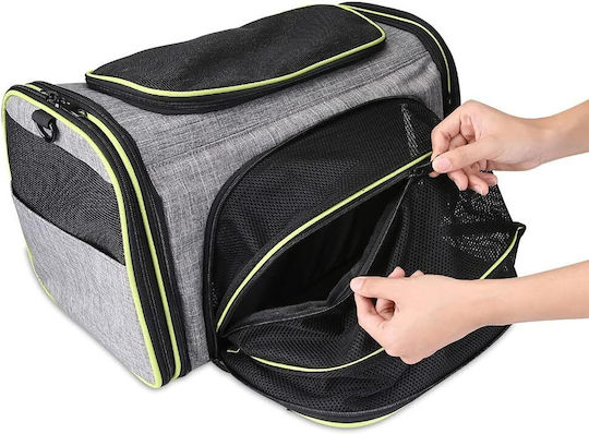Animal Dog Carrying Gray Handbag for 10kg Pets