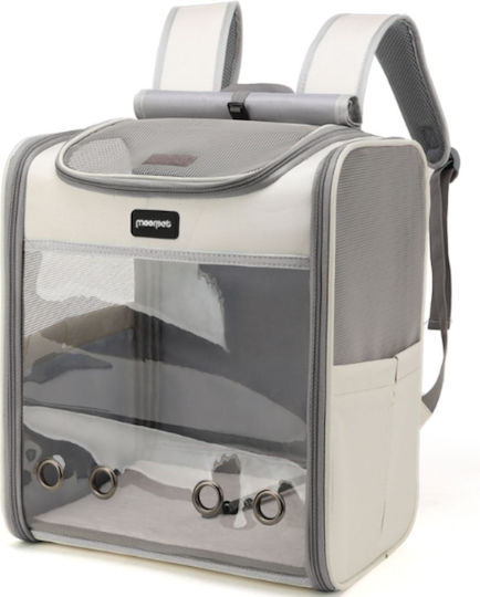 Animal Waterproof Backpack for Dog and Cat Transport up to 6kg Gray M40xW34xH26cm