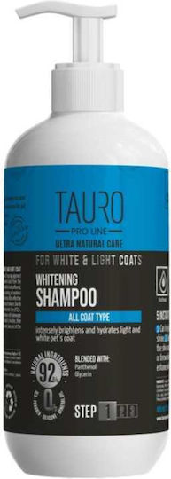 Tauro Pro Line Șampon pentru câini pentru părul alb 400ml