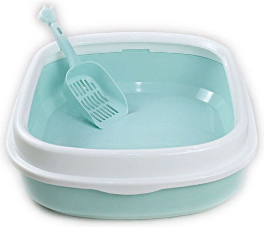 Animal Cat Basin Green L47 x W39 x H14cm