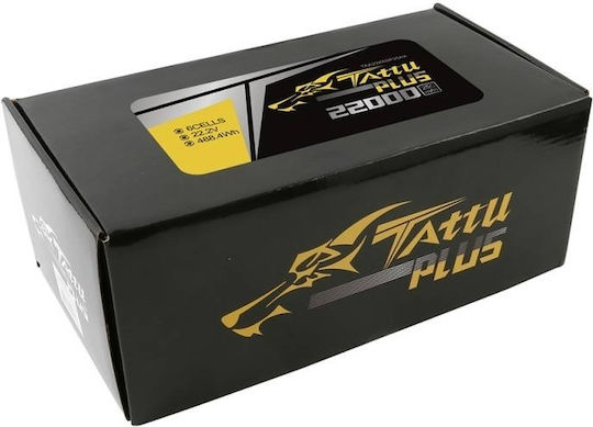 Tattu Plus Μπαταρία Li-Po 22.2V 22000mAh 150C 6S για Τηλεκατευθυνόμενο 2τμχ