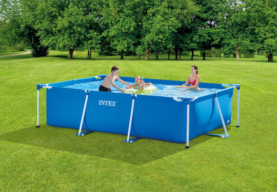 Intex PVC Swimming Pool 3834lt with Metallic Frame 300x200x75cm Blue