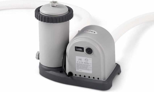 Intex Prism Οβάλ Πισίνα PVC 13365lt με Μεταλλικό Σκελετό 503x274x122εκ. Γκρι
