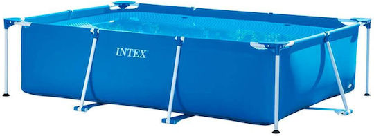Intex Swimming Pool 2282lt with Metallic Frame 260x160x65cm Blue