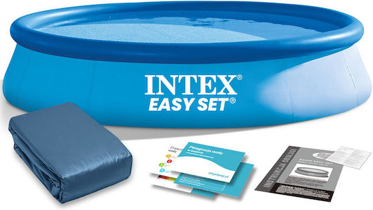 Intex Easy Set Round Swimming Pool PVC 5621L Inflatable 366x76cm Blue with Accessories