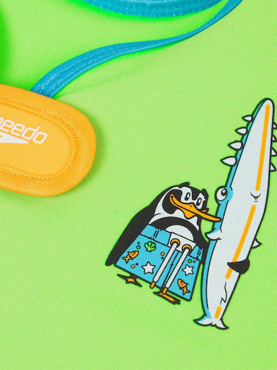Speedo Kids' Life Jacket Green Penguin
