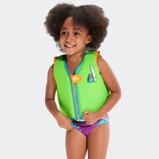 Speedo Kids' Life Jacket Green Penguin