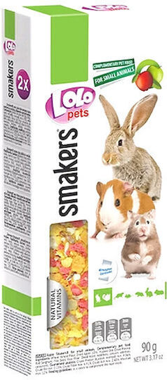 Lolo Pets Λιχουδιά για Τρωκτικά με Μήλο Smakers Apple 90gr
