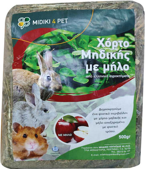 Midiki 4 Pet Grass with Apple for Rabbit 500gr